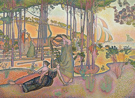 Henri Edmond Cross, L’air du soir (Evening Air), 1893, Musée d’Orsay, Paris. Image: Bridgeman Images